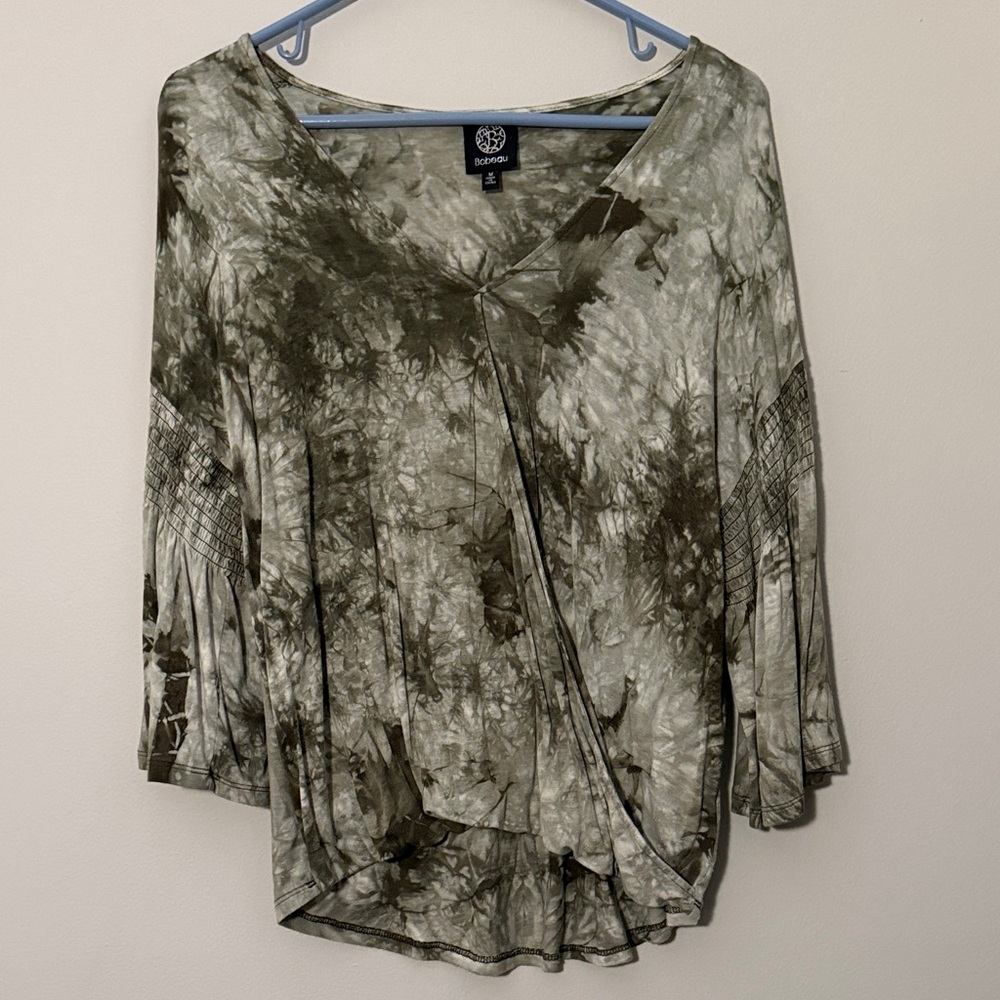 Green Tie-Dye Shirt